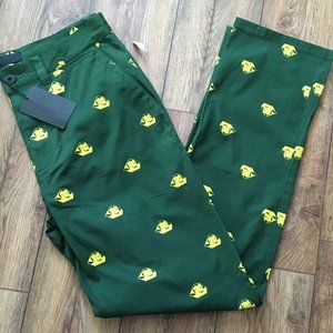 NWT Black Scale Green Boat Ship Pants SIZE 32 X 32
